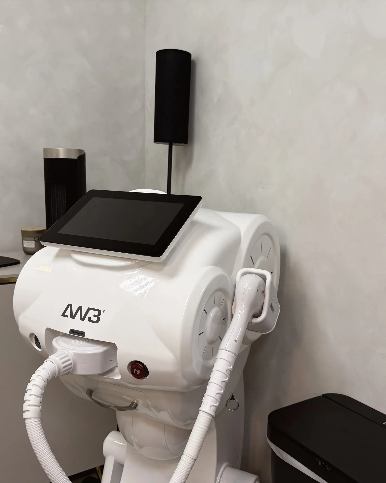 The AW3 diode laser in the treatment room